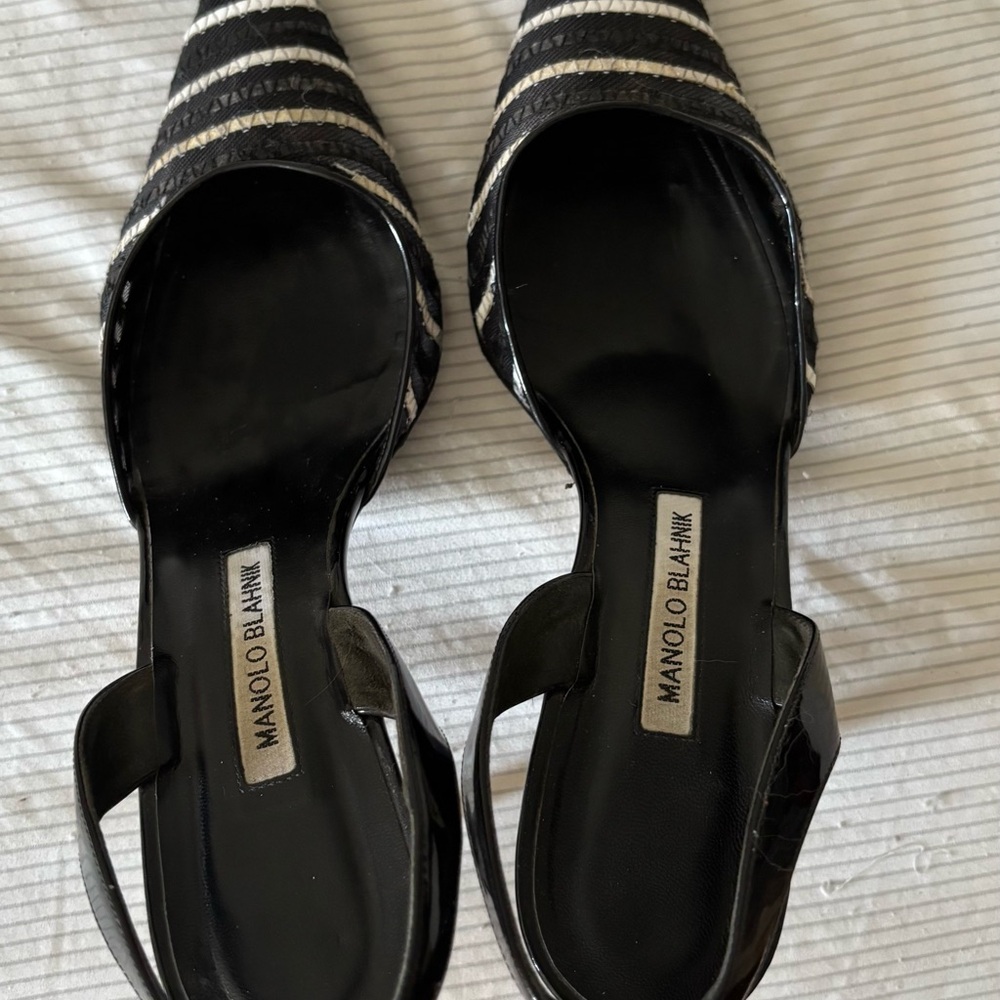 🛑SOLD on another platform🛑
Manolo Blahnik Black Strappy Heels - Picture 7 of 7